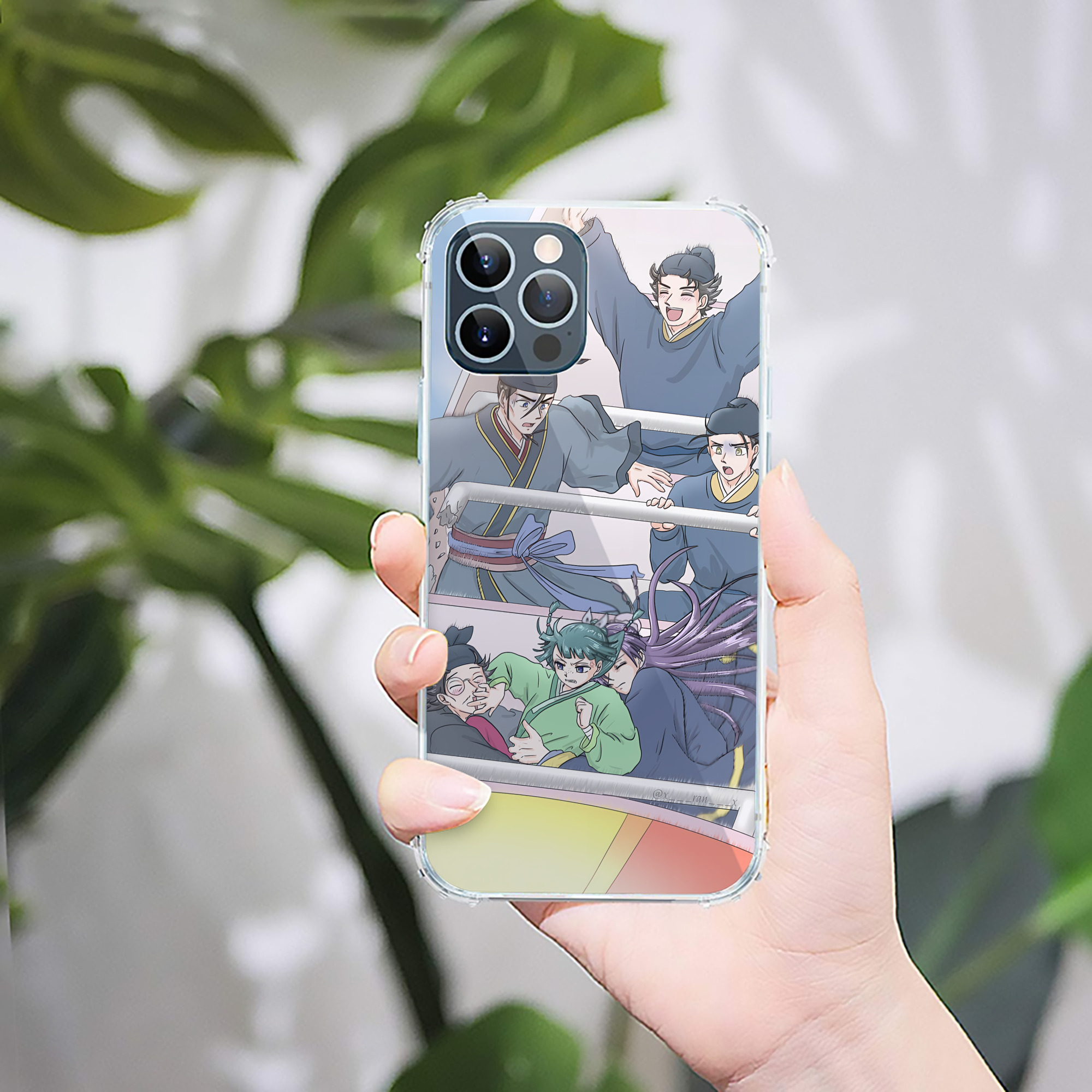 （画像用） 薬屋のひとりごと The Apothecary Diaries 【iPhone 12シリーズ対応】透明スマホケース（クリアソフトケース）